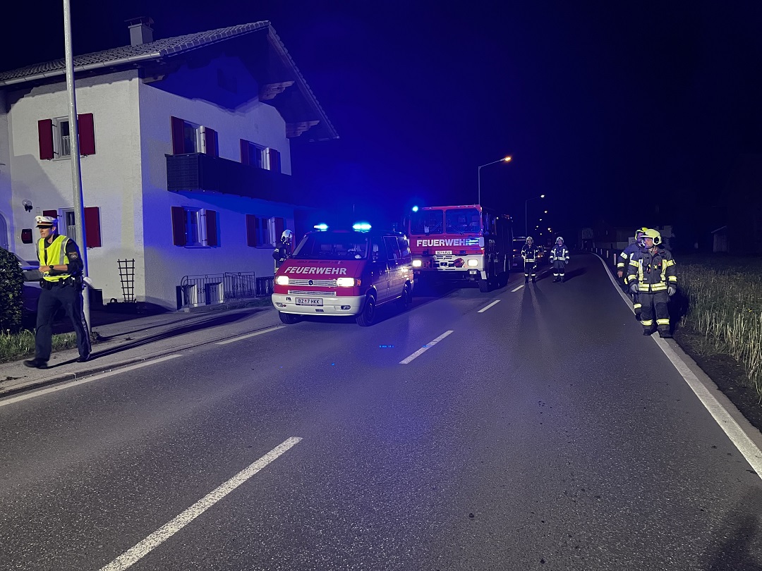 Verkehrsunfall in Gantschier