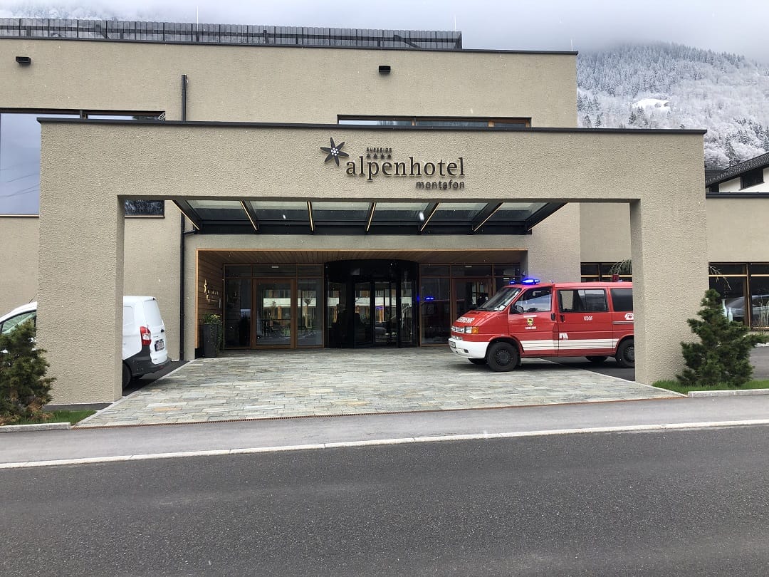 Täuschungsalarm Alpenhotel Montafon