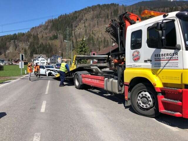 Verkehrsunfall Bahnübergang Tschagguns