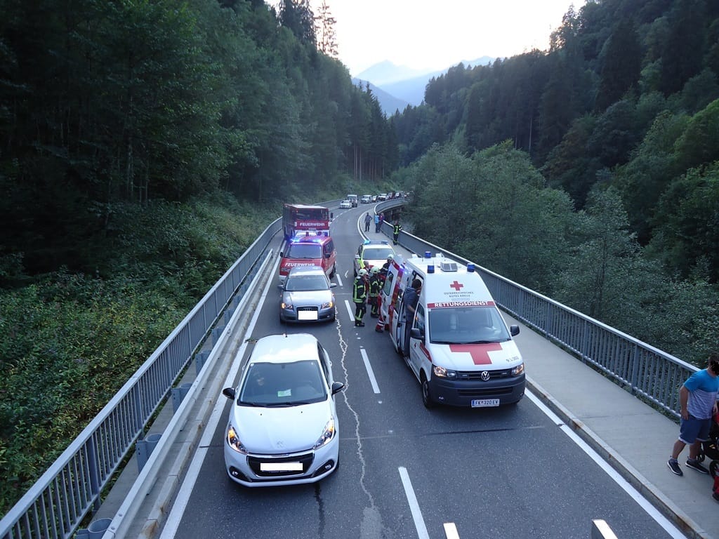 Verkehrsunfall auf Silbertalerstraße