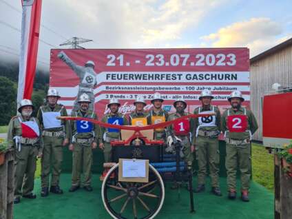 Feuerwehr Schruns Bezirksfeuerwehrfest Gaschurn 1