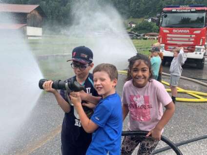 Feuerwehr Schruns - Volksschule zu Besuch