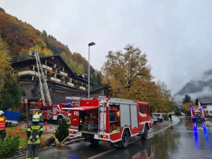Feuerwehr Schruns Kaminbrand Alpenrose 7