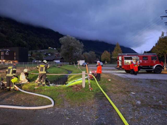 Probe Saugstelle bei Zamangbahn