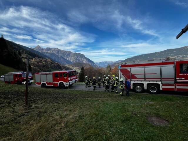 Feuerwehr Schruns 2024 Holzerunfall Bitschweil