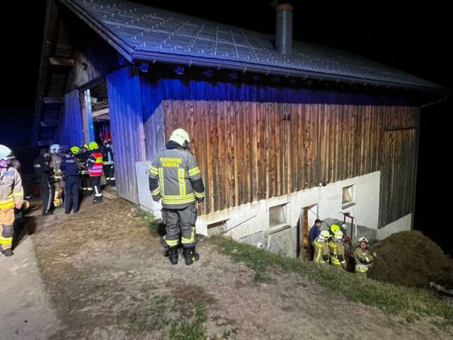 Feuerwehr Schruns 2024 Rauchentwicklung Silbertal