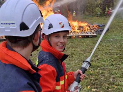 Gemeinsame Probe mit der FJ Tschagguns